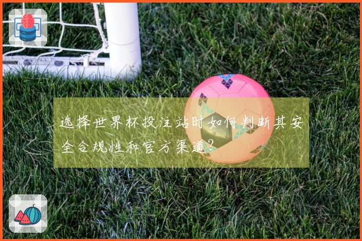 选择世界杯投注站时如何判断其安全合规性和官方渠道?
